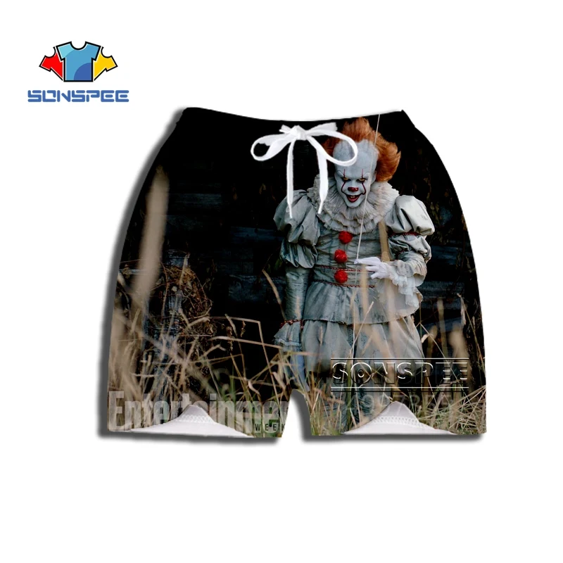 SONSPEE Stephen King's It clown Harajuku/футболка с 3d принтом для мальчиков и девочек-подростков/толстовки/шорты Детская одежда X213