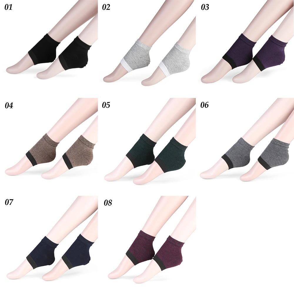 

2PCS Heel Gel Socks Moisturing Spa Foot Protector Anti Dry Anti Cracked Chapped Exfoliating Foot Skin Health Care Tools