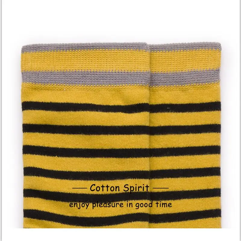 Women Men Solid Striped Cotton Sport Socks Ankle Sock Unisex Mustard Base Black Stripes Short Winter Socks 5 pairs/ lot AL203SC