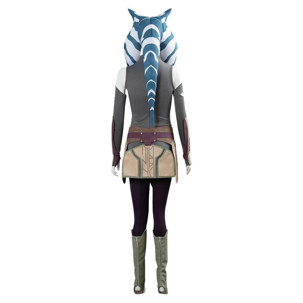 Костюм для косплея Звёздные повстанцы Ahsoka Tano костюмы униформа на Хэллоуин