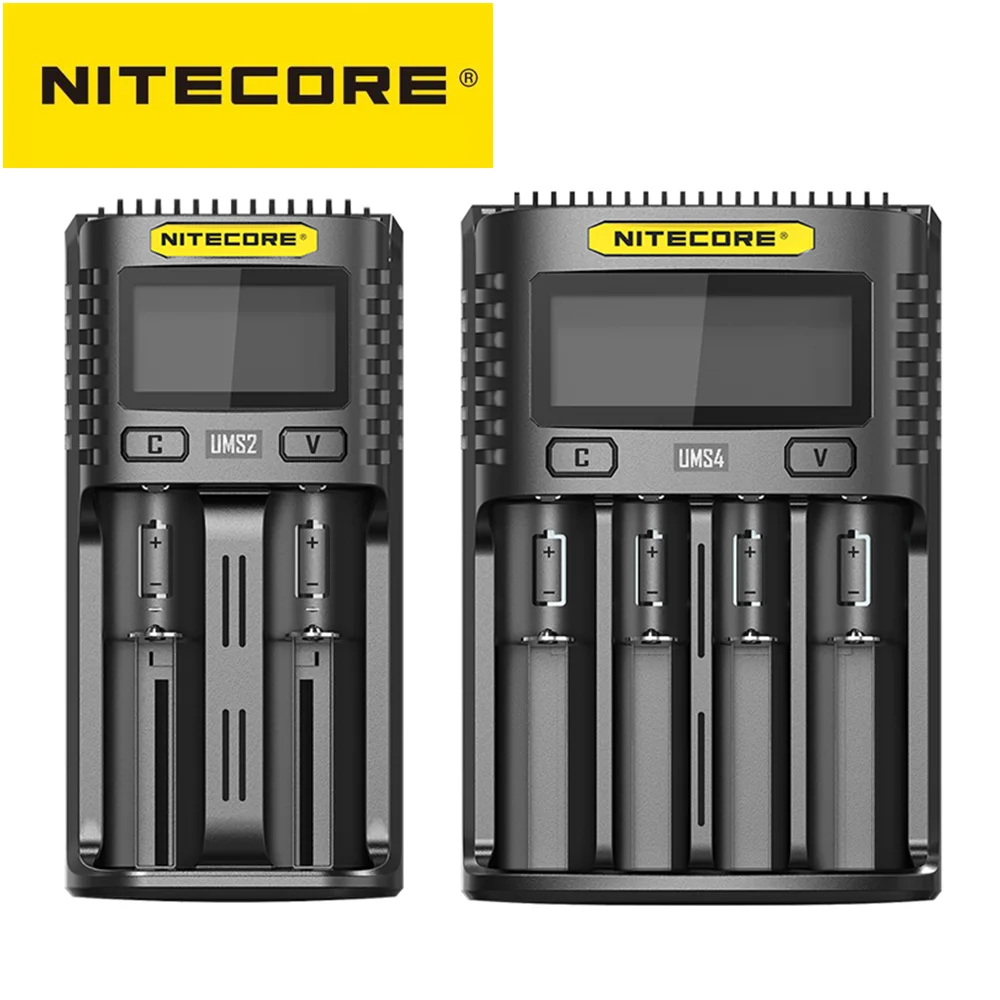 Интеллектуальное зарядное устройство NITECORE UMS2 UMS4 с поддержкой быстрой зарядки и |