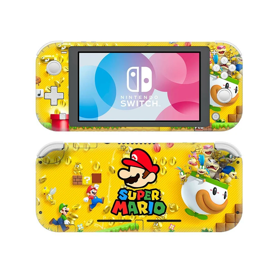 Наклейка с изображением супер Марио для nintendo Switch Lite, протектор консоли, чехол для nintendo Switch Lite, Виниловая наклейка с NSL