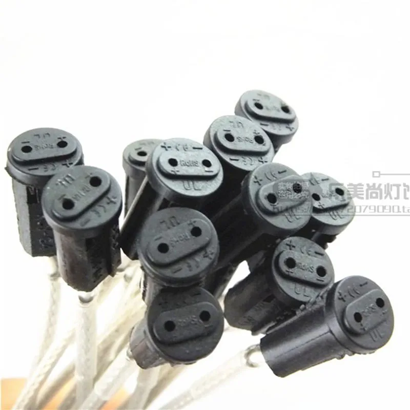 Держатель для люстры 10 шт. провод лампы G4 1 м 5 2 держателя из хрусталя | Освещение