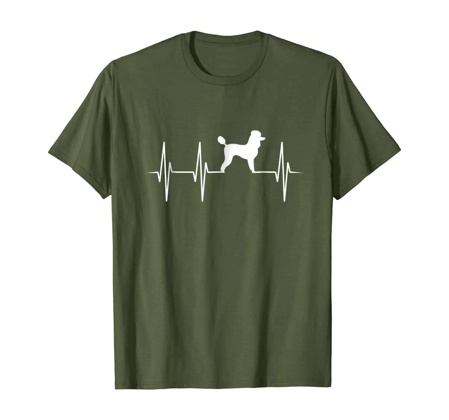 

Poodle T-Shirt Dog Heartbeat - Dog Lover Gift