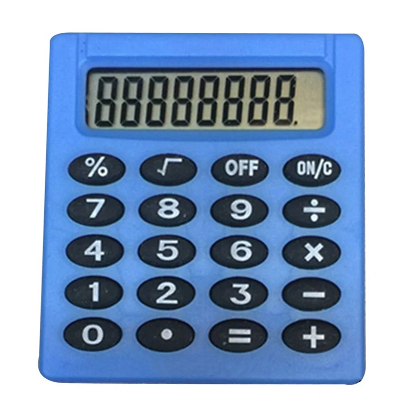 Карманный мини калькулятор с героями мультфильмов 8 цифр дисплея портативный