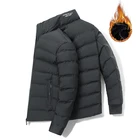 Мужская зимняя куртка, новая брендовая высококачественная повседневная флисовая короткая верхняя одежда, новинка 2021, японский тренд, Повседневная Толстая теплая куртка с подкладкой для мужчин