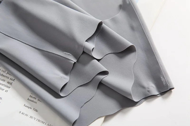 10pcs Ice silk seamless panties women's underwear sexy waves one piece stretch briefs comfortable female lingerie low waist