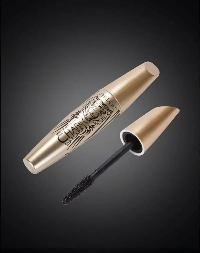 

New Tiger Head Style Eyelash Cream Waterproof Curling Encryption Lengthening Non-smudge 4D Mascara Eye Makeup 3D Eyelash Primer