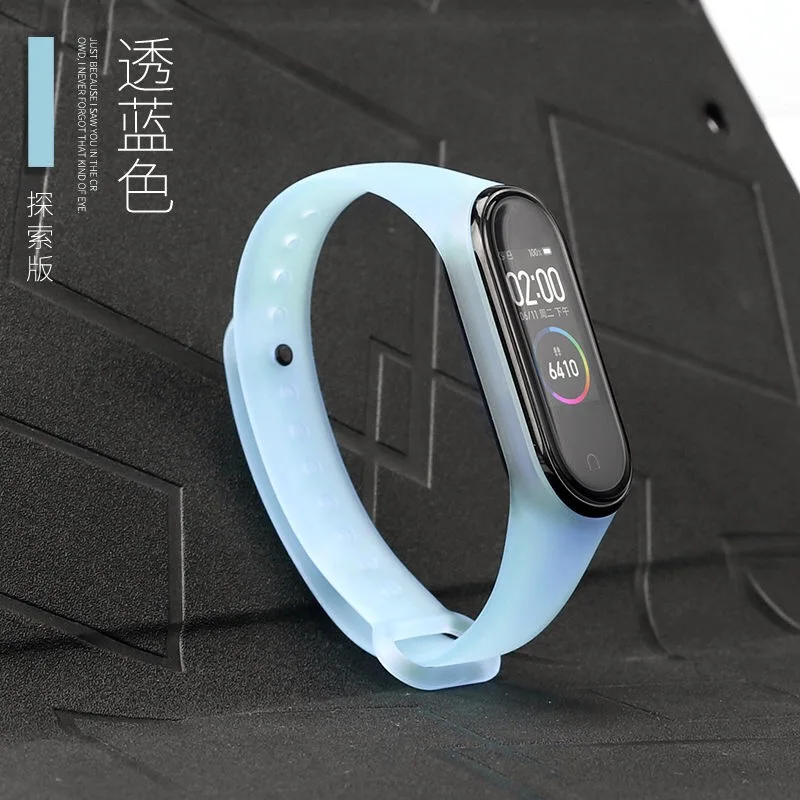 Браслет для Xiaomi mi Band 4 3 ремешок для спортивных часов Силиконовый браслет для Xiaomi mi Band 3 Аксессуары mi band 3 браслет - Цвет ремешка: blue