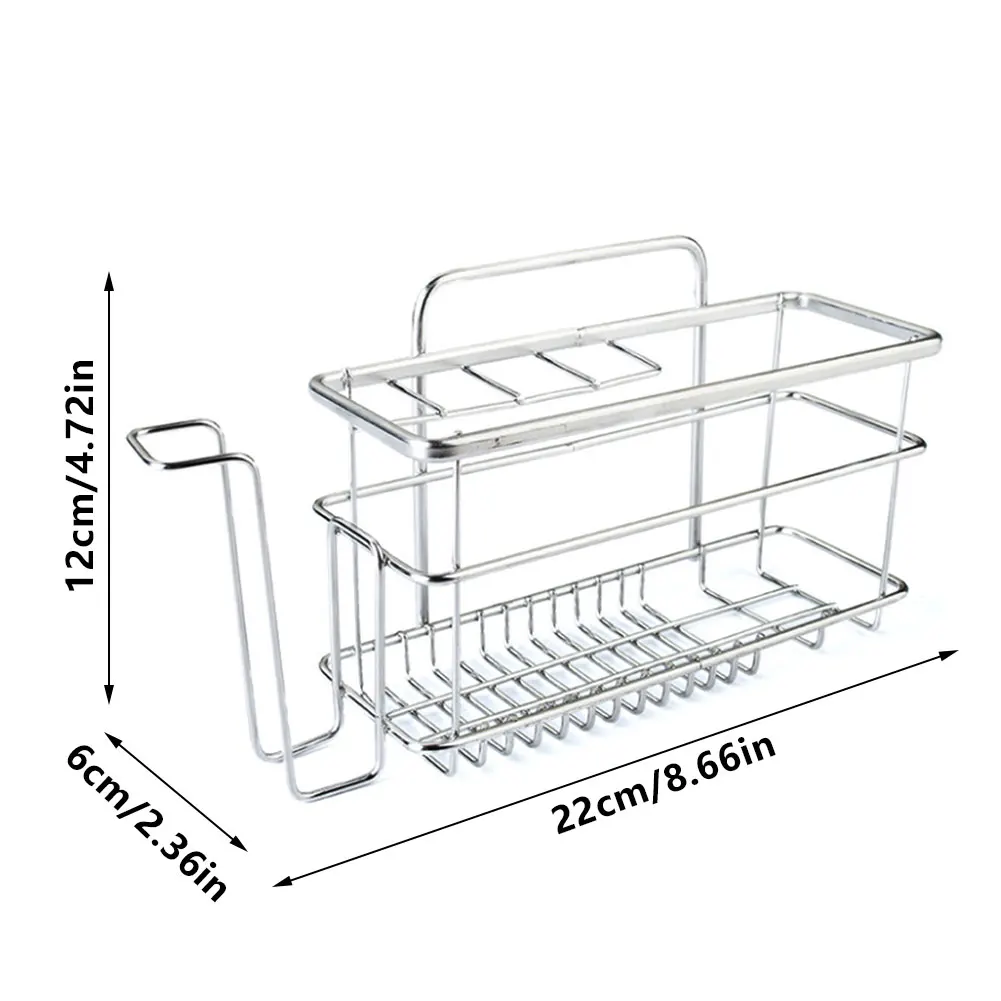 

Toothbrush Holder Stainless Steel Toothpaste Organizer Stand Bathroom Soap Drainer Rack Bathroom Accessorie