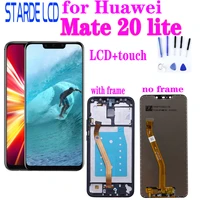 original lcd for huawei mate 20 lite lcd display touch screen digitizer assembly with frame for mate20 lite sne lx1 lcd