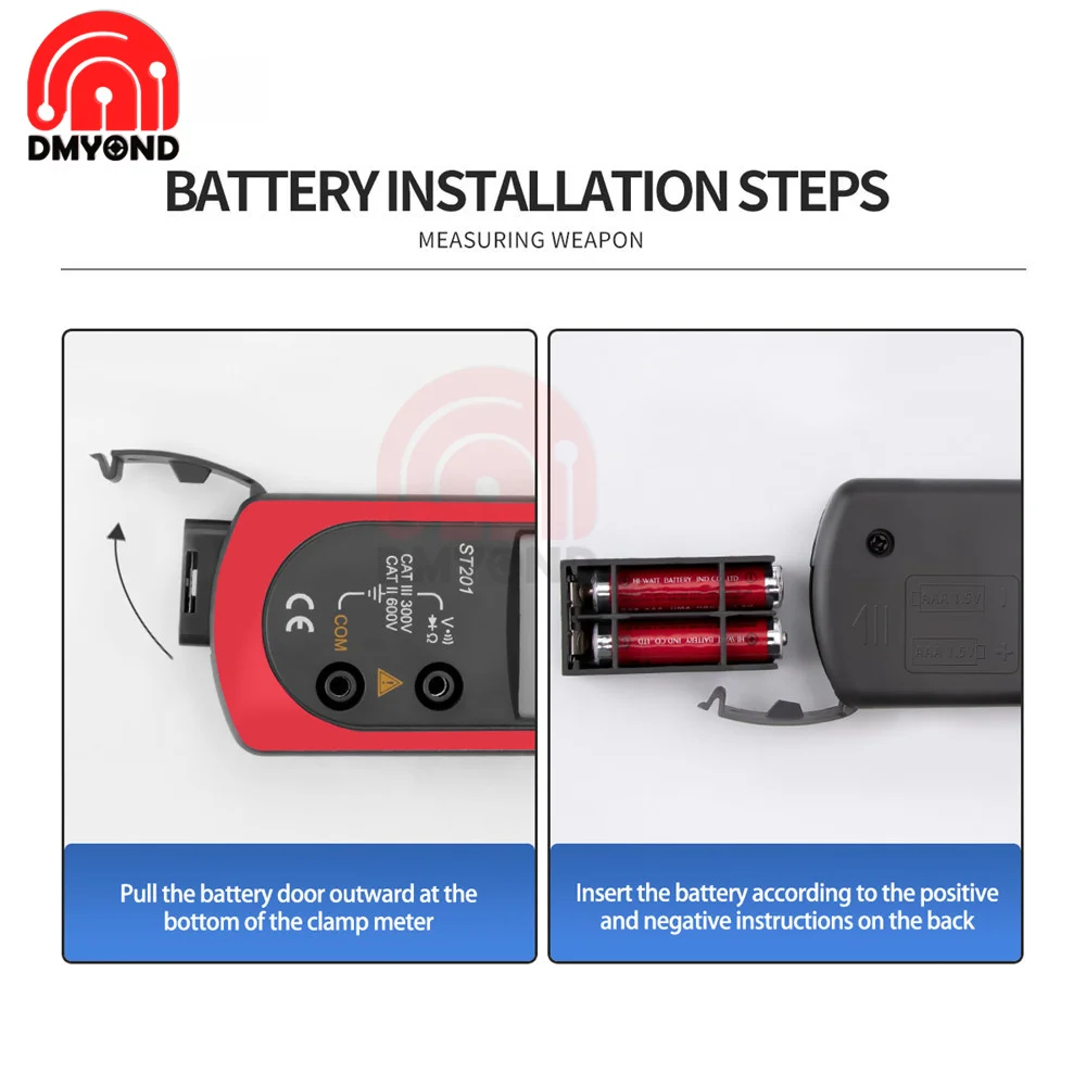 

ST210 Professional True RMS 6000 Counts Clamp Meter DC AC 600A Digital Multimeter Clamp Current Tester for Eletric Tool