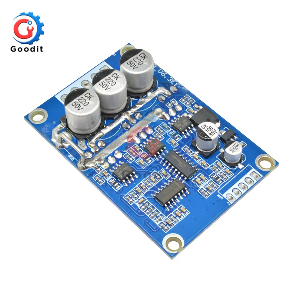 DC 12 В-36 В 500 Вт PWM бесщеточный контроллер двигателя постоянного тока без Холла