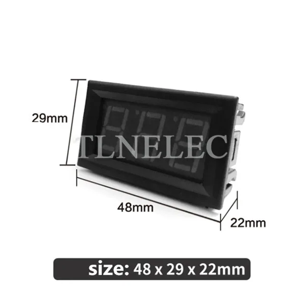 3 5 дюймовый вольтметр переменного тока стандартный двухпроводный трехзначный