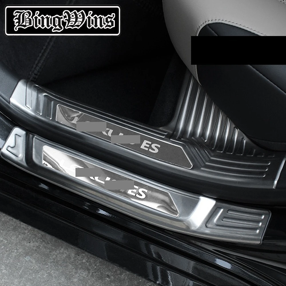 

Car style For Lexus new ES200 260 300H door sill bar welcome pedal guard board refitting threshold strip