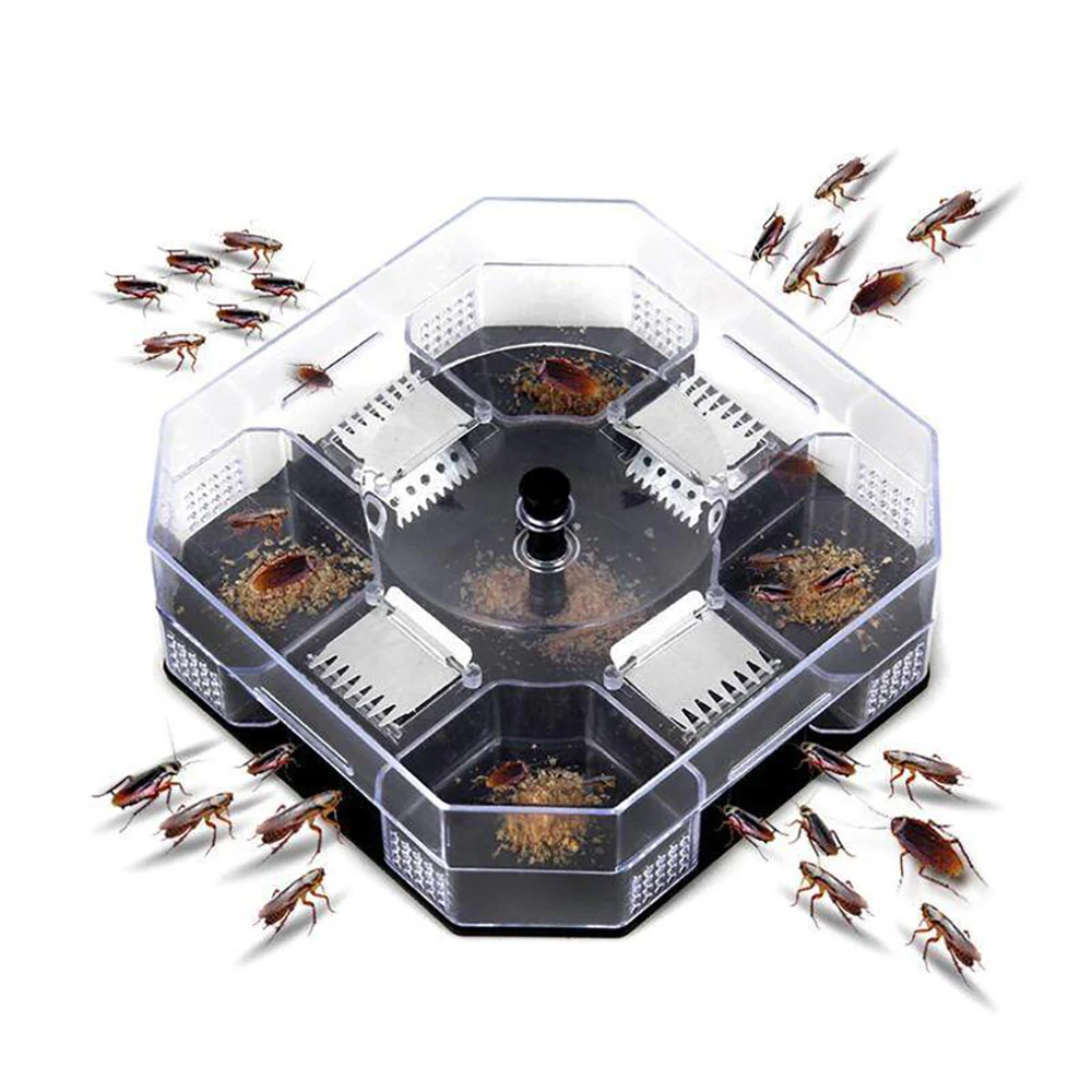 

Cockroach Trap Box Reusable Eco-Friendly Roach Catcher Trap for Indoor Kitchen