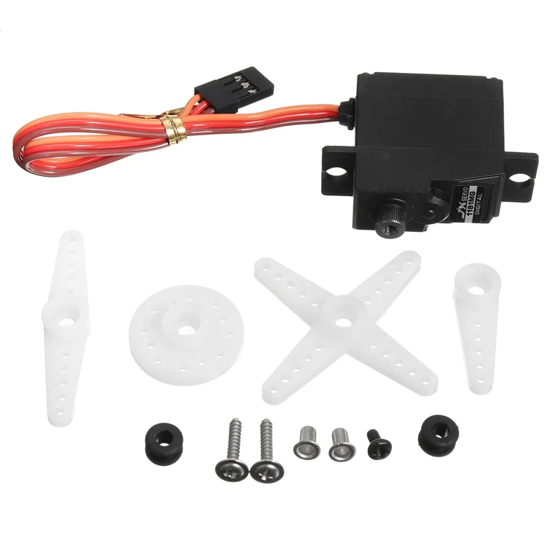 

Обновленный металлический сервопривод Pdi-1181Mg 17G 3,5Kg для Wpl Rc Car B1/16/24 C14/24 вертолета, лодки, самолета