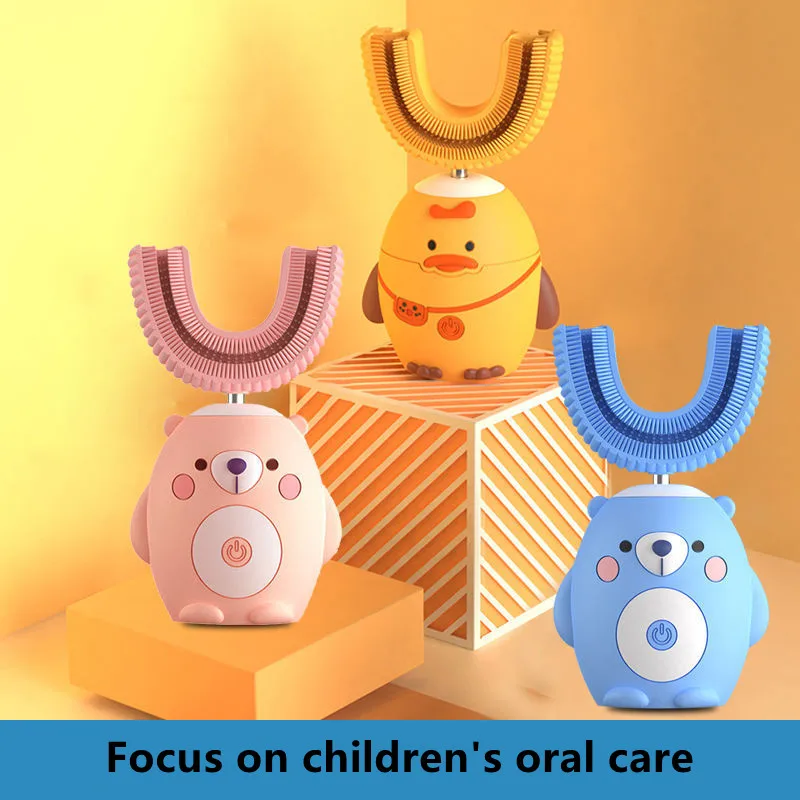 Зубная щетка ультразвуковая детская автоматическая 360 градусов | Бытовая техника