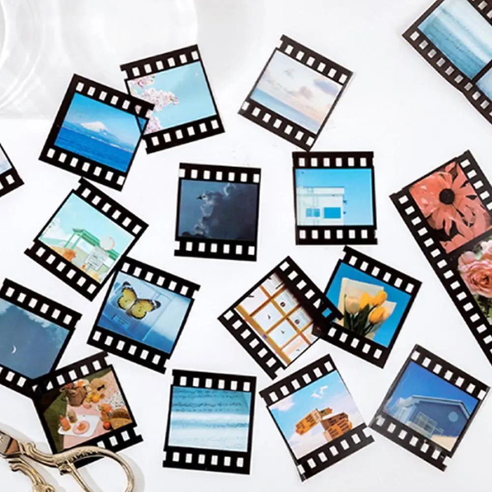 Tape PET Art Film Series Scenery Shadow Pocket DIY Decorative Stickers Scrapbook DIY Stationery