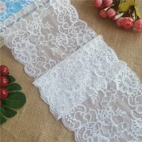 18 5cm white elastic lint cintas decorativas costuras accesorios lace fabric diy sewing collar and underwear material e1055