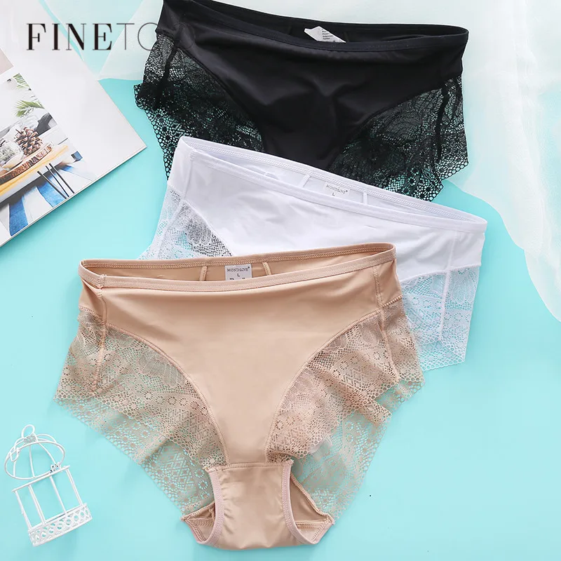 FINETOO средней посадки кружевное женское нижнее белье женские трусы сексуальные