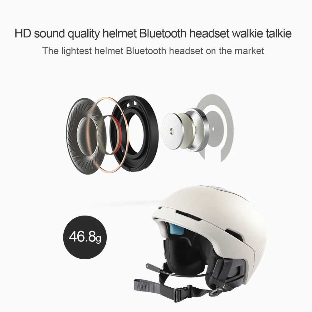 E1 мотоциклетный Bluetooth шлем гарнитуры Bluetooth 4,1 Беспроводной HD стерео звук для всех телефонов гарнитура динамик микрофон