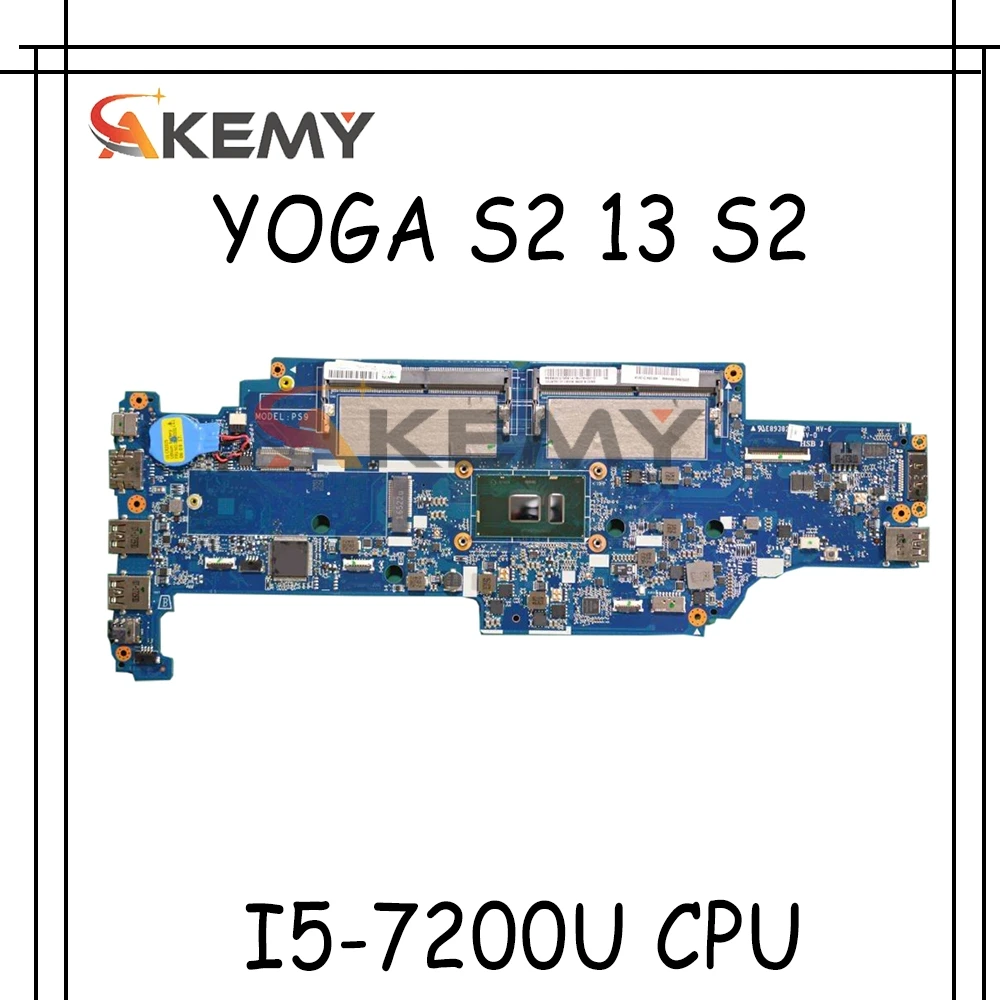 

Материнская плата для ноутбука LENOVO YOGA S2 13 S2 Core SR2ZU I5-7200U материнская плата DA0PS9MB8E0 01YT021 01HW974 DDR4