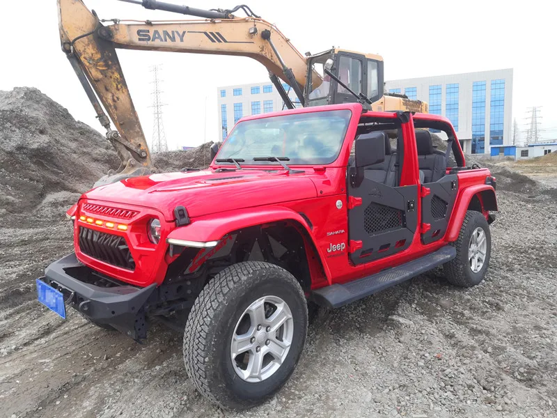 Стальная дверь JL1172 для jl Jeep wrangler JL 2018 + 4 двери с зеркалом заднего вида LANTSUN|Обвесы| |