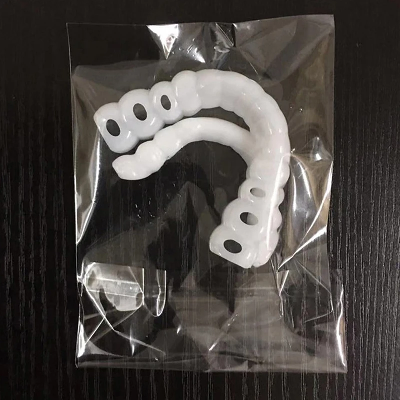 Отбеливающая накладка на зубы удобная Силиконовая виниры для красоты косметика