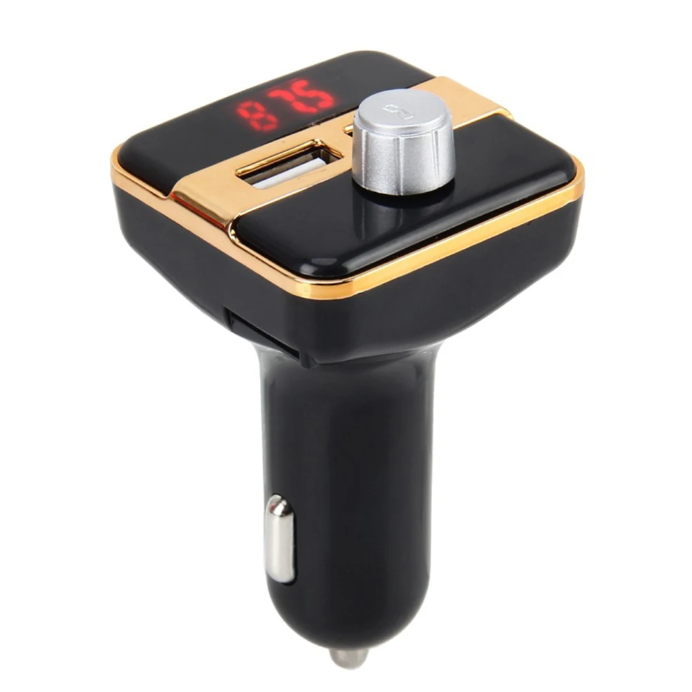 

2019 Wireless Bluetooth Handsfree Transmitter Car MP3 FM Player Double USB LCD Charger CSL88