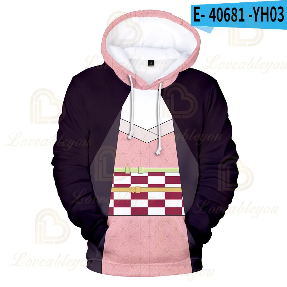 

3D New Arrivel Demon Slayer Kimetsu No Yaiba Hooded Sweatshirt Fashion New Style Cool Women/Kids Spring/Autumn Hoodies