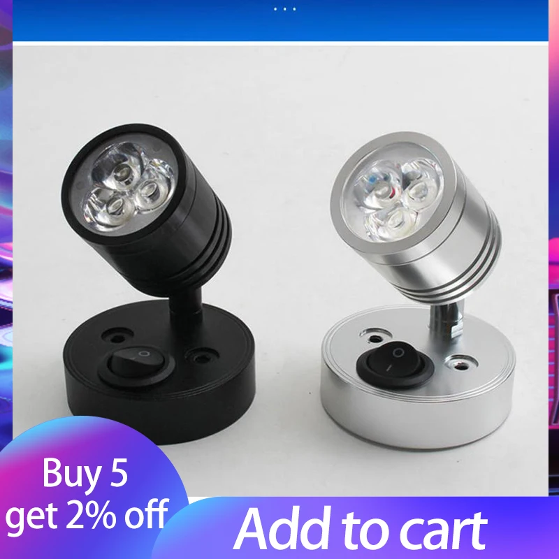 Точечный светильник фургон лодка дом на колесах Гибкая настенная лампа