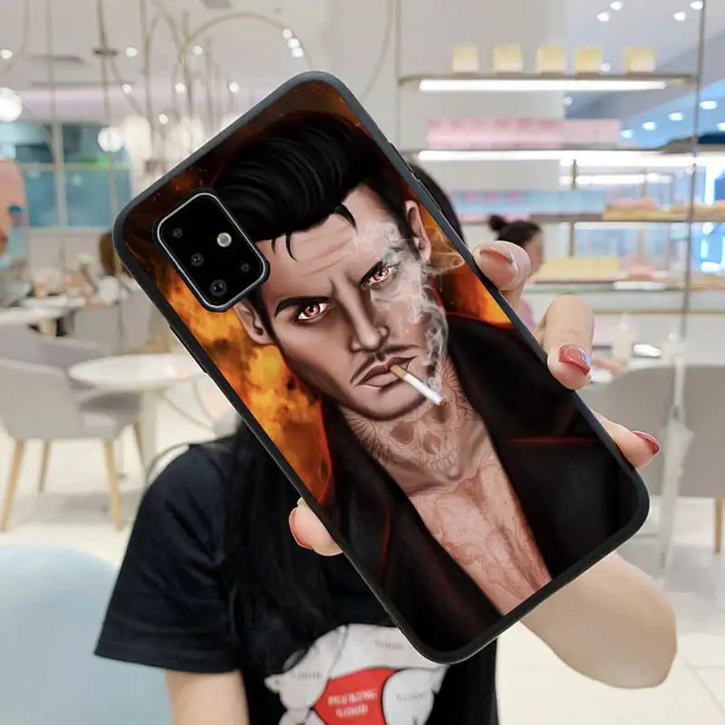 

Romance Club Black Phone Case For Samsung A10 A11 A20 A21 A30 A31 A40 A50 A70 A80 A91 S E Fundas Cover