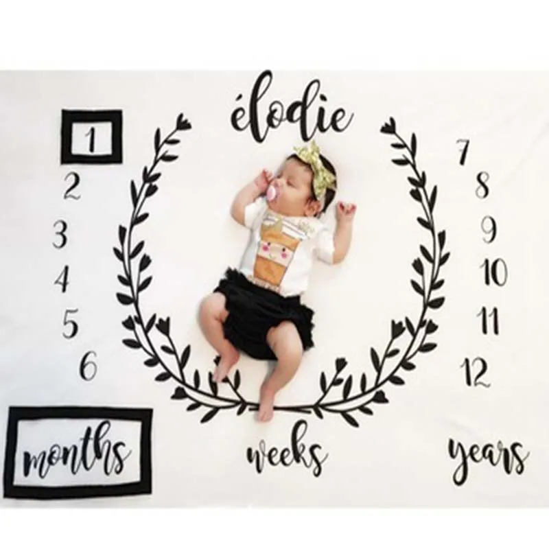 Фон для фотосъемки с рисунком из мультфильма одеяла новорожденных фон