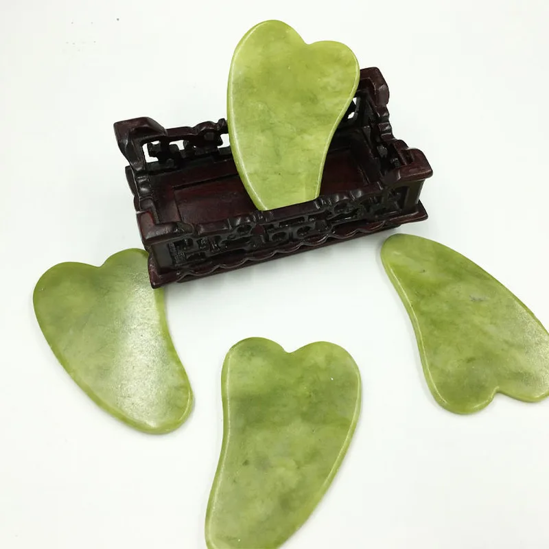 Натуральный нефритовый гуаша Нефритовый камень для лифтинга лица расслабления