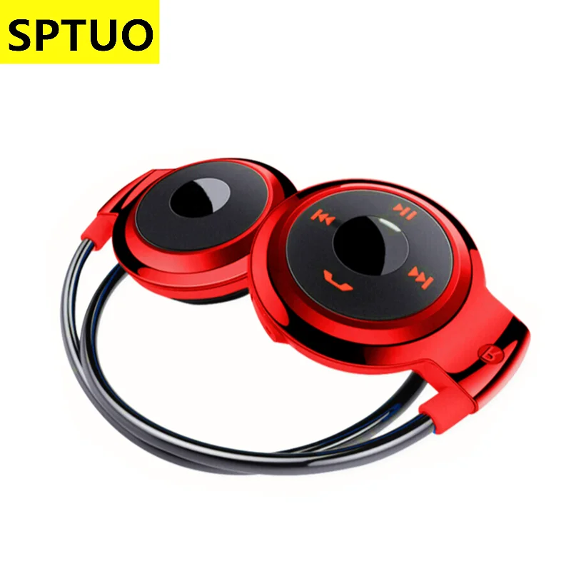 

Bluetooth-гарнитура SPTUO с шейным ремешком, MP3 плеером, поддержкой TF и FM-радио