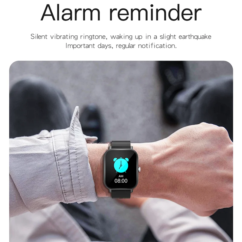 

2021 Smart Watch Men Women V6 smartwatch Sports Fitness Tracker LED Full Touch Screen suitable Perpetual calendar Music play