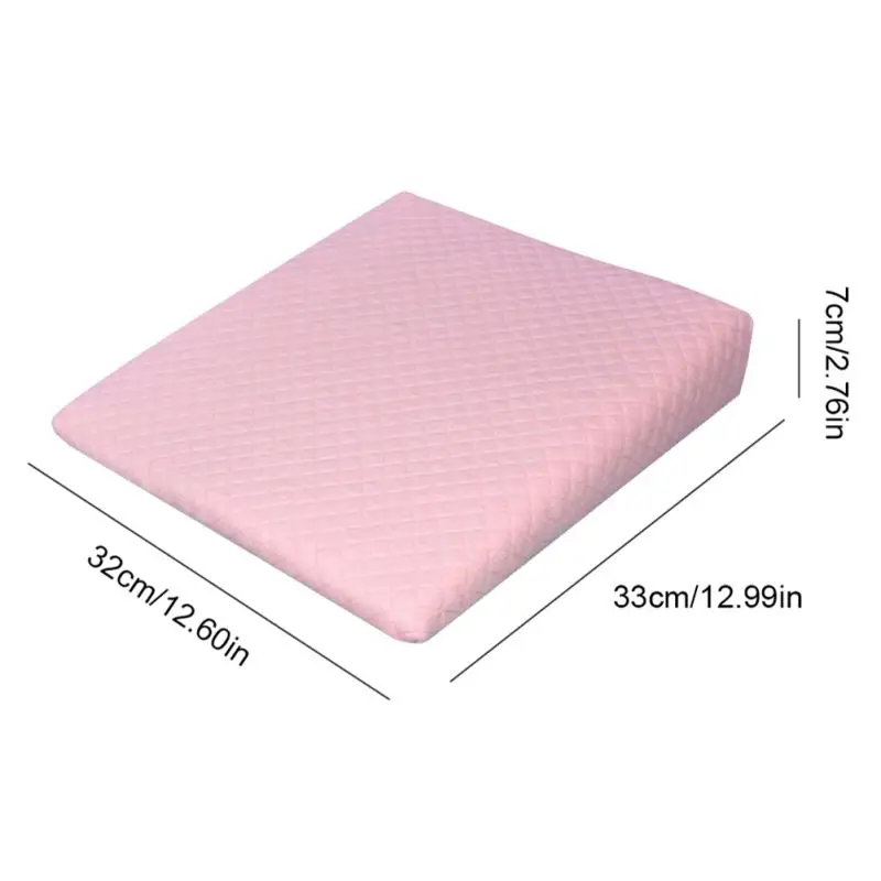 

2pcs Baby Universal Bassinet Wedge Waterproof Layer Handcrafted Cotton Removable Cover 10-Degree Incline For Night-Sleep