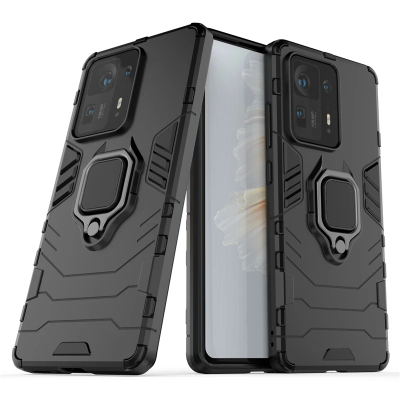 

For Xiaomi Mi Mix 4 Case Shockproof Bumper Magnetic Ring Holder Silicone Armor Hard Phone Back Cover For Xiaomi Mi Mix 4 Case