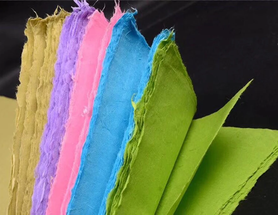 100pcs Colorful Rice Paper Chinese yunlong xuan zhi paper for painting calligraphy Artist art supplies | Канцтовары для офиса и