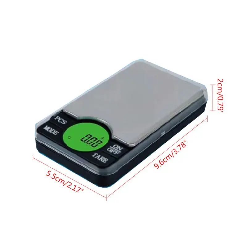 

0.01/600g Mini Digital Scale High Precision for Weighing Powder Jewelry Carat 203C
