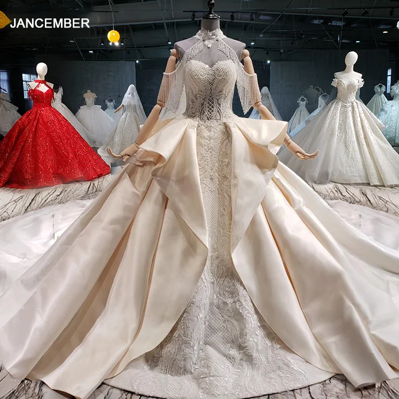 

HTL1023 бальное платье, свадебное платье, атласное платье, с кисточками, на плечах, с цепочкой, с аппликацией из бисера, без бретелек, свадебное п...