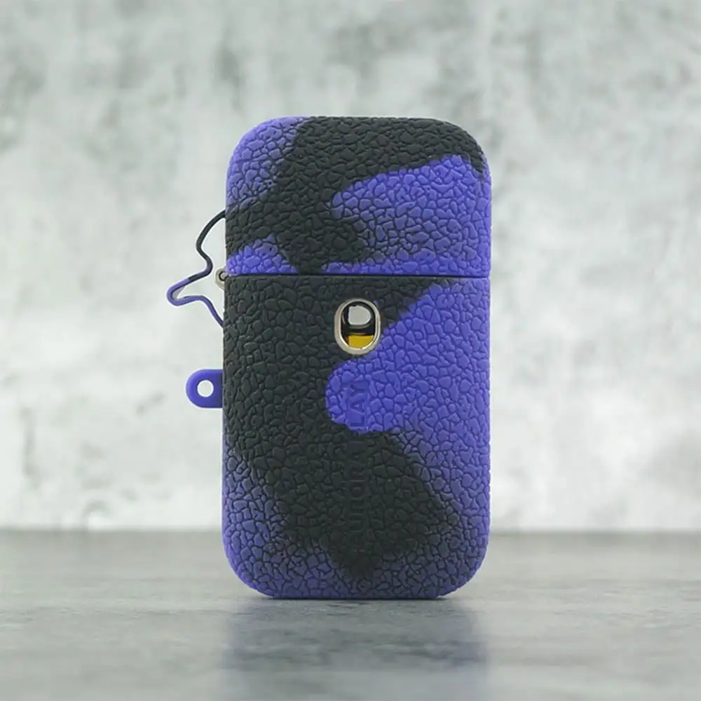 Black Purple Чехол с текстурой для Vaporesso Aurora Play pod, силиконовый чехол-накладка, гелевый Чехол для Vape Play Aurora pod Modshield - Цвет: Black Purple