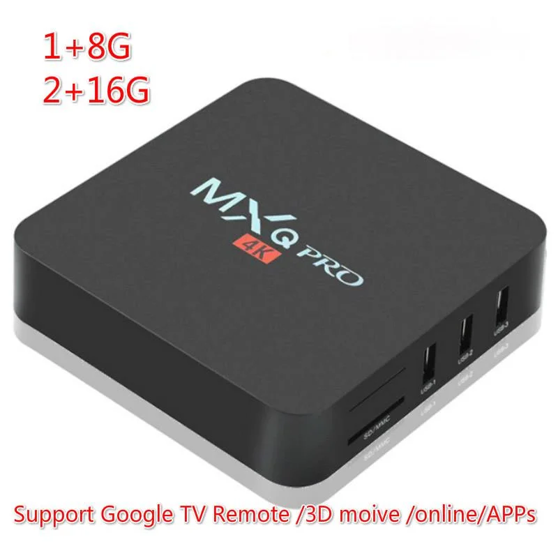 NEW HD Smart Home Remote Control 4K WIFI Network Set Top Box Android TV BOX 2GB/16GB 1GB/8GB Rockchip 3229 Quad-Core Adobe Flash |