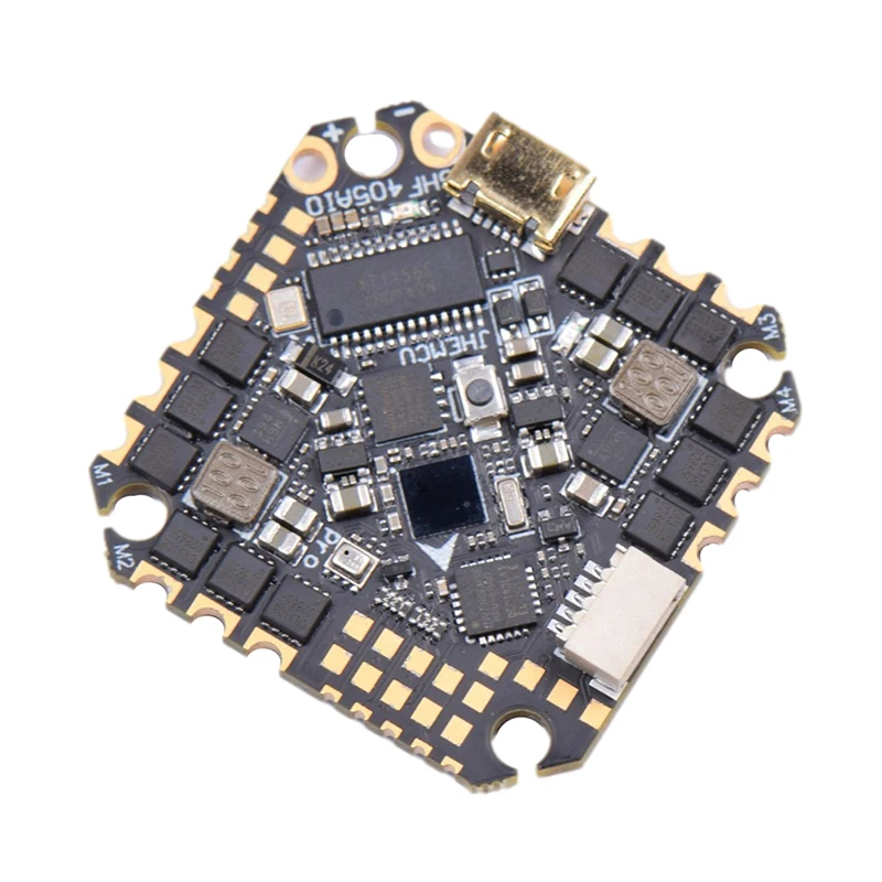 JHEMCU-controlador de vuelo sin escobillas GHF405AIO pro 25A 45A para Dron de carreras, F4, 3-6S, AIO BEC-3