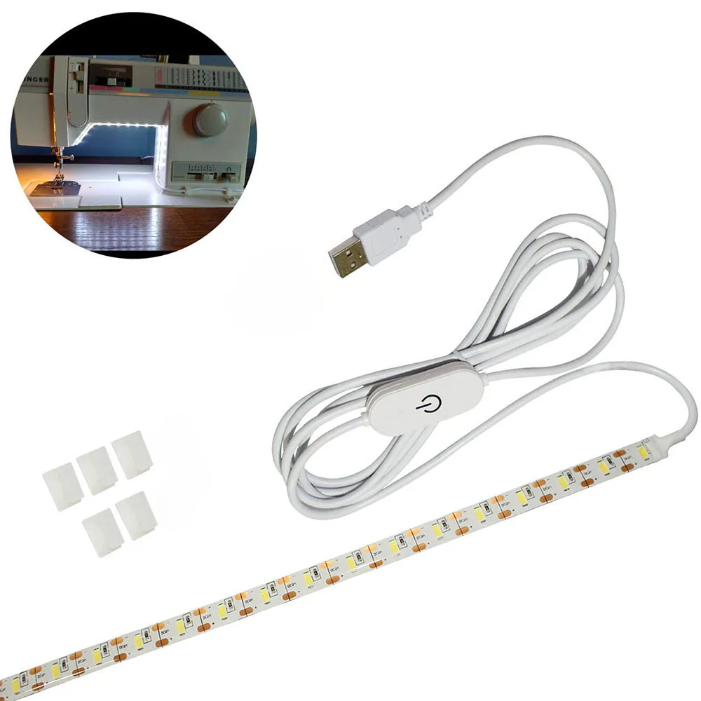 

Super bright 30cm 50cm Sewing Machine LED Light Strip Light Kit DC 5V USB Sewing Light Industrial Machine Working LED Lights