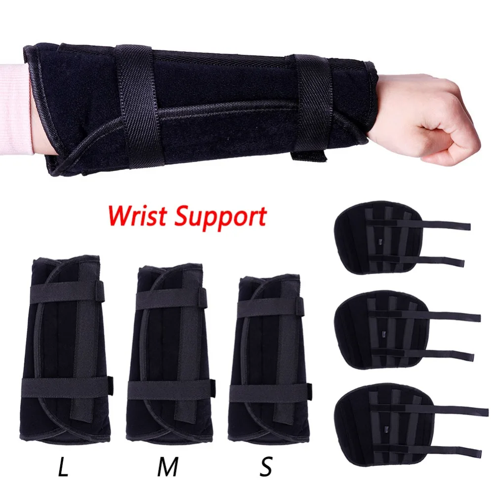 

1PC Black Adjustable Carpal New Wrist Support Sprain Forearm Splint Breathable Wrist Arm Brace Support S M L