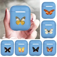 fashion beautiful butterfly casepattern case for airpods pro 12 cover protective earphone cases headphones funda protective for