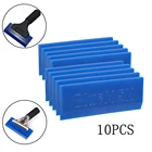 EHDIS 10 шт. оттенок Окна Скребок BLUEMAX лезвие для виниловой фотопленки Авто тонировка инструмент скребок для льда инструмент для автомобильных наклеек