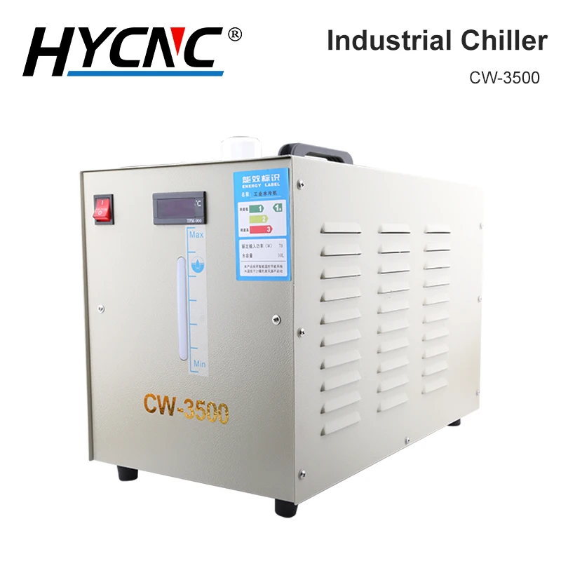 

CW-3500 Portable Industrial Water Chiller, Used For Cooling CO2 Laser Cutting Machine Cooling Laser Tube, Used For CNC Motor